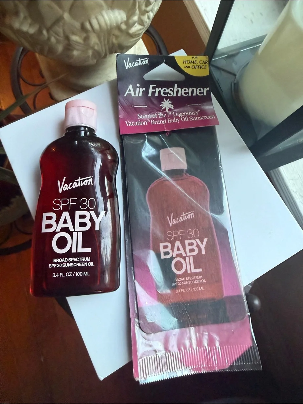 Vacaton SPF 30 Baby Oil Sunscreen - Pink Bottle